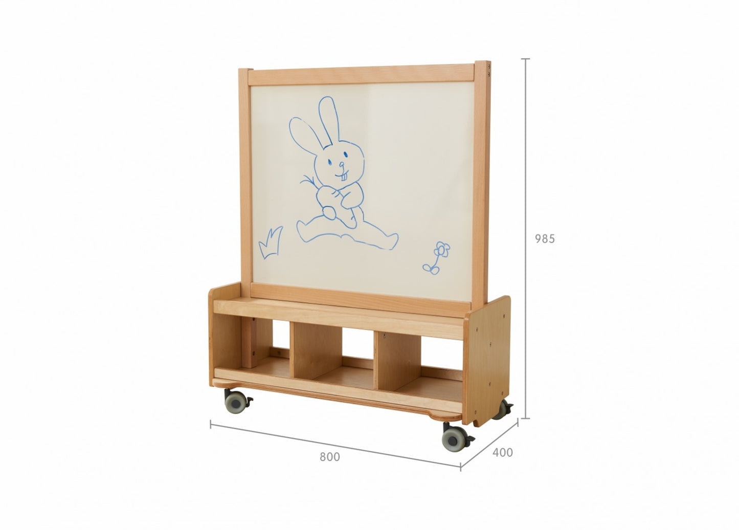 移動式雙面書寫板